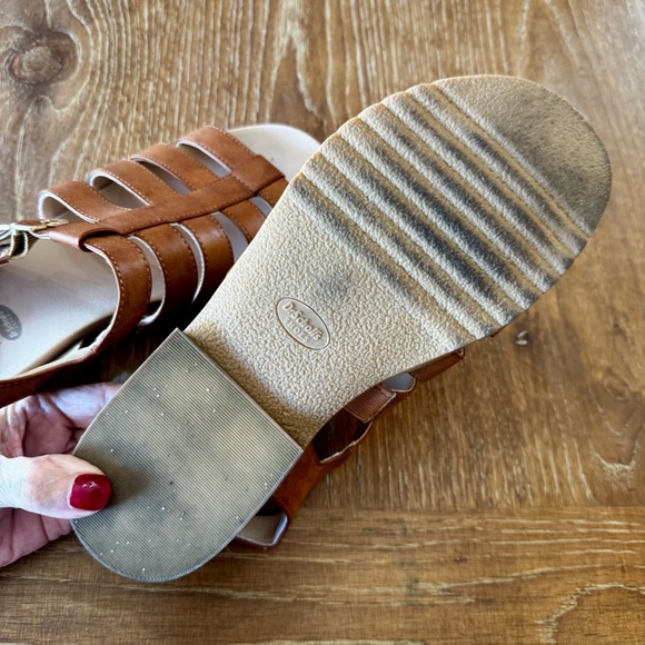 Dr. Scholl’s A OK fisherman sandals honeybrown 8.5M - Picture 8 of 10